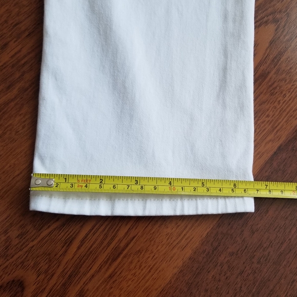 Karl Lagerfeld Paris White Classic 5 Pocket Crop Pant Sz 6 - Picture 13 of 16